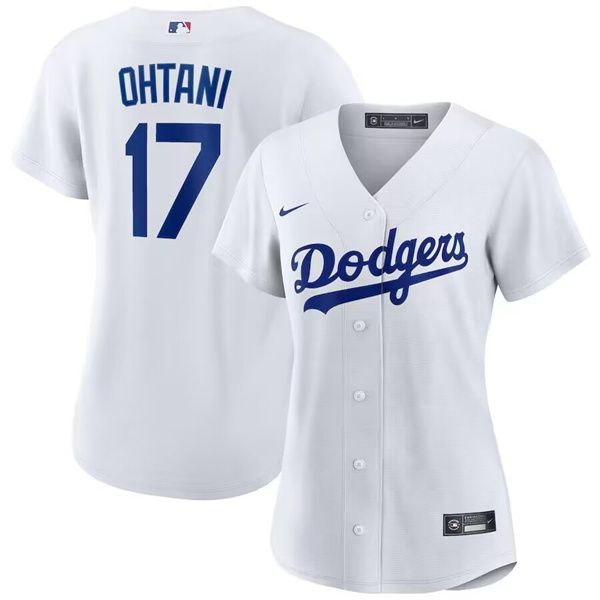 Women's Los Angeles Dodgers Customized White Stitched Baseball Jersey(Run Small)